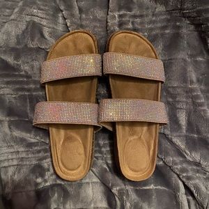 rhinestone sandals